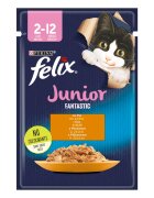 FELIX PURINA Fantastic Junior Pui hrană umedă pisici junior (în aspic) PURINA Fantastic Junior Pui plic hrană umedă pisici junior (în aspic) 85g