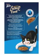 FELIX Soup Fish Selection cu Cod Ton și Cambula plic hrană umedă pisici (în supă) multipack 48g x 6buc