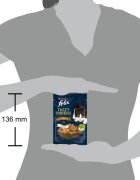 FELIX Tasty-Shreds Pui plic hrană umedă pisici (în sos) 80g