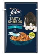 FELIX Tasty-Shreds Ton plic hrană umedă pisici (în sos) 80g