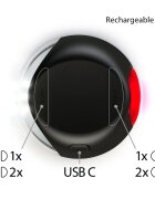 Flexi LED Lighting System accesoriu iluminat câini plastic gri S-L