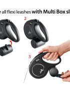 Flexi Multi Box recompense & pungi igienice accesoriu stocare câini plastic gri S-L