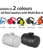 Flexi Multi Box recompense & pungi igienice accesoriu stocare câini plastic negru S-L