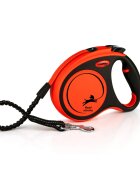 Flexi Xtreme lesă bandă retractabilă câini nylon portocaliu M(35kg 5m)