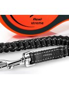 Flexi Xtreme lesă bandă retractabilă câini nylon portocaliu M(35kg 5m)