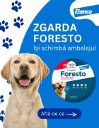Foresto deparazitare externă câini zgardă M - XL 70 cm gri 1buc