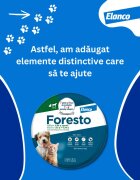Foresto deparazitare externă câini zgardă M - XL 70 cm gri 1buc