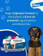 Foresto deparazitare externă câini zgardă M - XL 70 cm gri 1buc