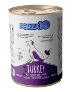 FORZA10 Maintenance XS-XL Curcan și Morcov conservă hrană umedă câini (pate) 400g