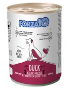 FORZA10 Maintenance XS-XL Rață și Mazăre conservă hrană umedă câini (pate) 400g