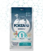 FORZA10 Monodiet Medium Adult M Pește dietă veterinară hrană uscată monoproteică câini alergii 12kg