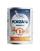 FORZA10 Monodiet XS-XL Cal și Orez dietă veterinară conservă hrană umedă monoproteică câini alergii (pate) 400g
