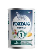 FORZA10 Monodiet XS-XL Căprioară și Cartofi dietă veterinară conservă hrană umedă monoproteică câini alergii (pate) 400g