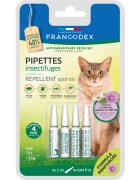 Francodex deparazitare externă naturală pisici (2 - 8kg) pipetă repelentă 1ml x 4buc