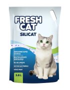 FRESH CAT așternut igienic pisici granule silicat neutralizare mirosuri 3.8l