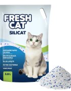 FRESH CAT așternut igienic pisici granule silicat neutralizare mirosuri 3.8l