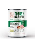 FRESH FARM Coarse XS-XL Mistreț și Cartof Dulce conservă hrană umedă fără cereale câini (pate) 400g