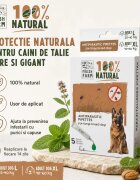 FRESH FARM deparazitare externă naturală câini pipetă repelentă deparazitare externă naturală câini L-XL pipetă repelentă 5ml x 5buc