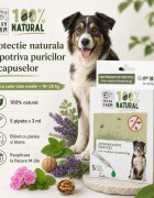 FRESH FARM deparazitare externă naturală câini pipetă repelentă deparazitare externă naturală câini M pipetă repelentă 3ml x 5buc