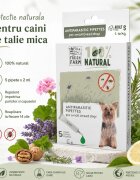 FRESH FARM deparazitare externă naturală câini pipetă repelentă deparazitare externă naturală câini XS-S pipetă repelentă 2ml x 5buc