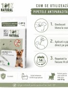 FRESH FARM deparazitare externă naturală câini pipetă repelentă deparazitare externă naturală câini XS-S pipetă repelentă 2ml x 5buc