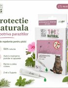 FRESH FARM deparazitare externă naturală pisici pipetă repelentă 2ml x 5buc