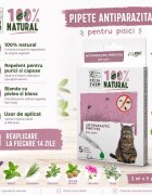 FRESH FARM deparazitare externă naturală pisici pipetă repelentă 2ml x 5buc