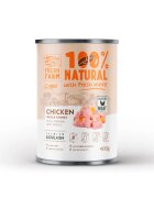 FRESH FARM Goulash XS-XL Pui conservă hrană umedă fără cereale câini (în supă) 400g