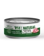 FRESH FARM Schredded fillets Mistreț și Pui conservă hrană umedă fără cereale pisici (în sos) 70g