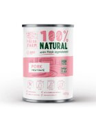 FRESH FARM Smooth XS-XL Porc conservă hrană umedă câini (pate) 400g