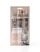 FRESH FARM Soft Sticks Somon punguță recompense pisici 15g
