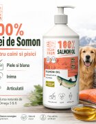 FRESH FARM Ulei de Somon supliment piele & blană sistem cardio-vascular câini ulei Ulei de Somon XS-XL supliment piele & blană sistem cardio-vascular câini și pisici flacon 250ml ulei