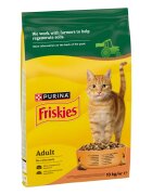 Friskies Adult Pui și Legume hrană uscată pisici 10kg