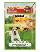 Friskies Adult XS-XL Vită și Cartofi plic hrană umedă câini (în sos) 85g