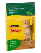 Friskies Indoor Pui și Legume hrană uscată pisici 10kg