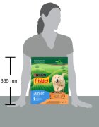 Friskies Junior XS-XL Pui și Legume hrană uscată câini junior 2.4kg