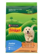 Friskies Junior XS-XL Pui și Legume hrană uscată câini junior 8kg