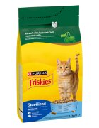 Friskies Sterilised Somon și Legume hrană uscată pisici sterilizate 1.5kg