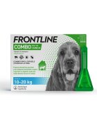 Frontline Combo soluție spot-on antiparazitara caini Combo spot-on soluție antiparazitară câini 10-20kg 3 pipete