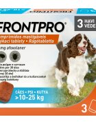 Frontpro deparazitare externă câini comprimate masticabile deparazitare externă câini L(10 - 25kg) comprimate masticabile 68mg x 3buc