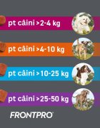 Frontpro deparazitare externă câini comprimate masticabile deparazitare externă câini M(4 - 10kg) comprimate masticabile 28mg x 3buc