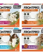 Frontpro deparazitare externă câini comprimate masticabile deparazitare externă câini XS-S(2 - 4kg) comprimate masticabile 11mg x 3buc