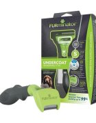 Furminator perie câini păr lung anti-năpârlire metal XS-S perie câini păr lung anti-năpârlire metal