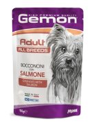 Gemon All Breeds XS-XL Somon plic hrană umedă fără cereale câini (în aspic) bax 100g x 24buc