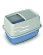 GEORPLAST Salto litieră acoperită pisici alb și diverse culori 56x40x38 cm