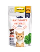 GimCat Crunchy Somon și Spanac punguță recompense fără cereale pisici 50g