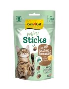 GimCat Mini Sticks Curcan și Brânză punguță recompense pisici 50g