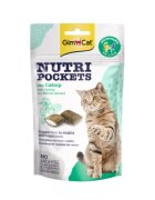 GimCat Nutri Pockets Iarba Pisicii Catnip punguță recompense funcționale pisici 60g