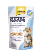 GimCat Nutri Pockets Junior Mix Brânză și Lapte punguță recompense pisici junior 60g