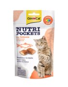 GimCat Nutri Pockets Somon punguță recompense pisici 60g